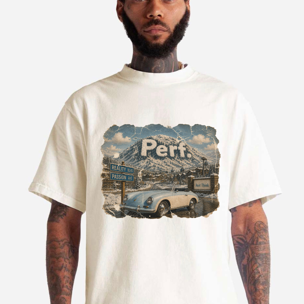 Perf 911 Snow Tee